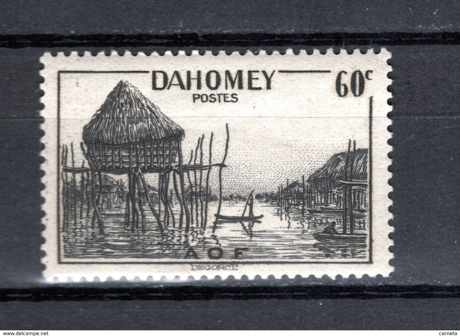 DAHOMEY   N°152 NEUF AVEC CHARNIERE COTE 1.25€  VILLAGE - Unused Stamps