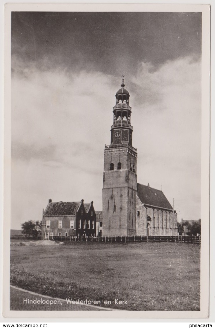 Hindeloopen - Westertoren En Kerk - Oud - Hindeloopen