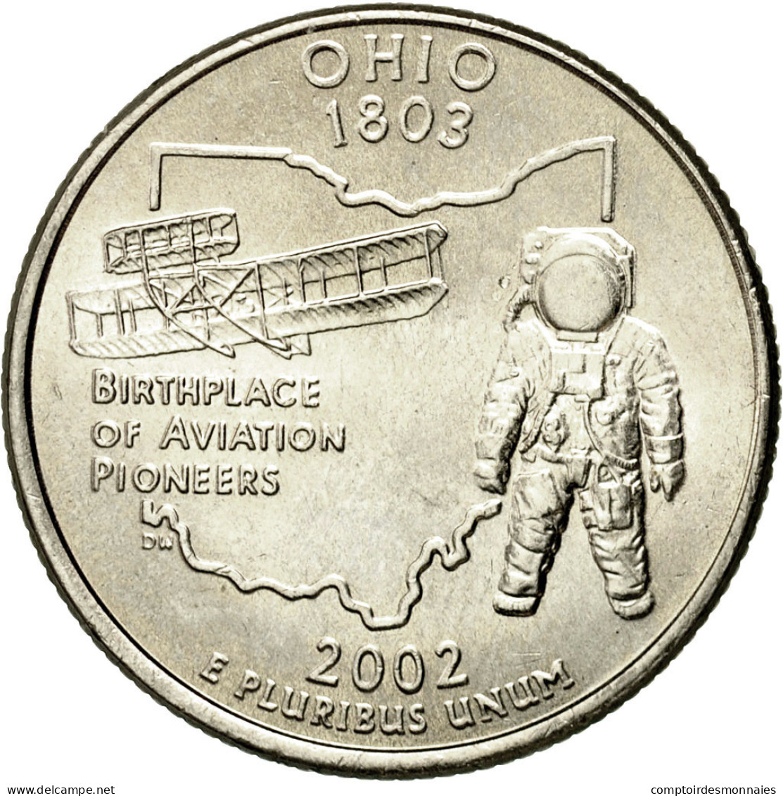 Monnaie, États-Unis, Quarter, 2002, U.S. Mint, Denver, SUP+, Copper-Nickel Clad - 1999-2009: State Quarters