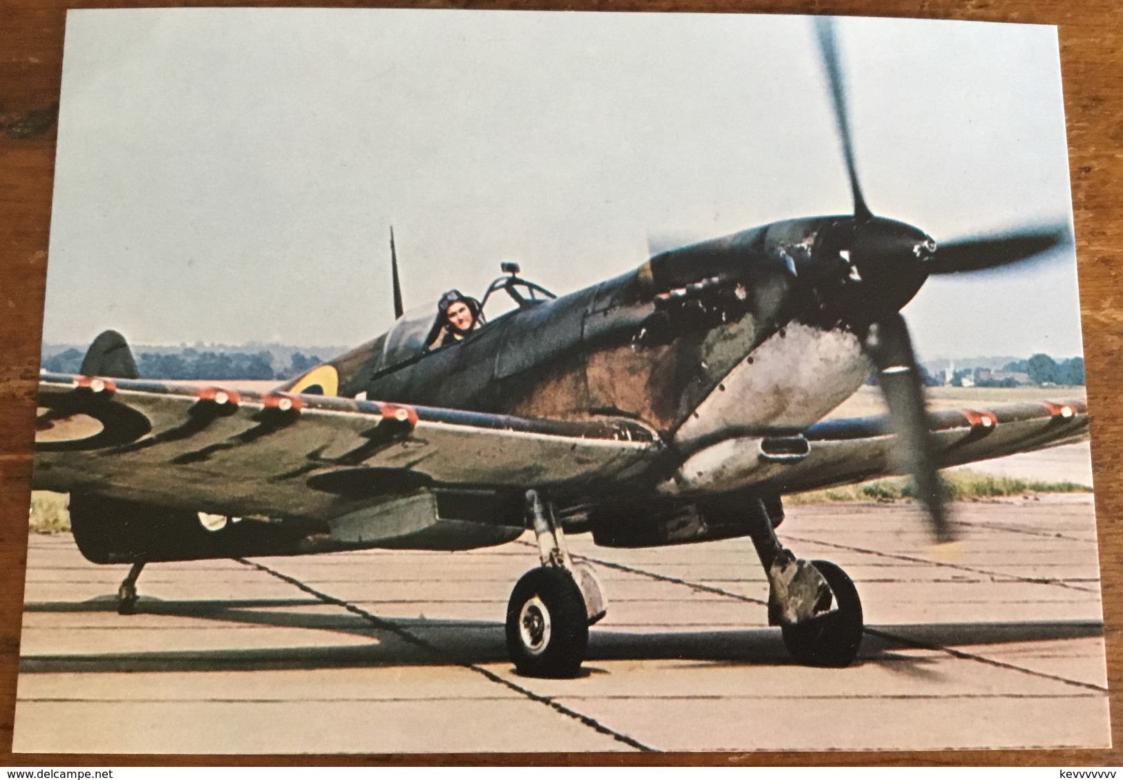 Vickers Armstrong Supermarine Spitfire F IX At Duxford During The Making Of The 1969 Film, Battle Of Britain. - 1939-1945: 2de Wereldoorlog