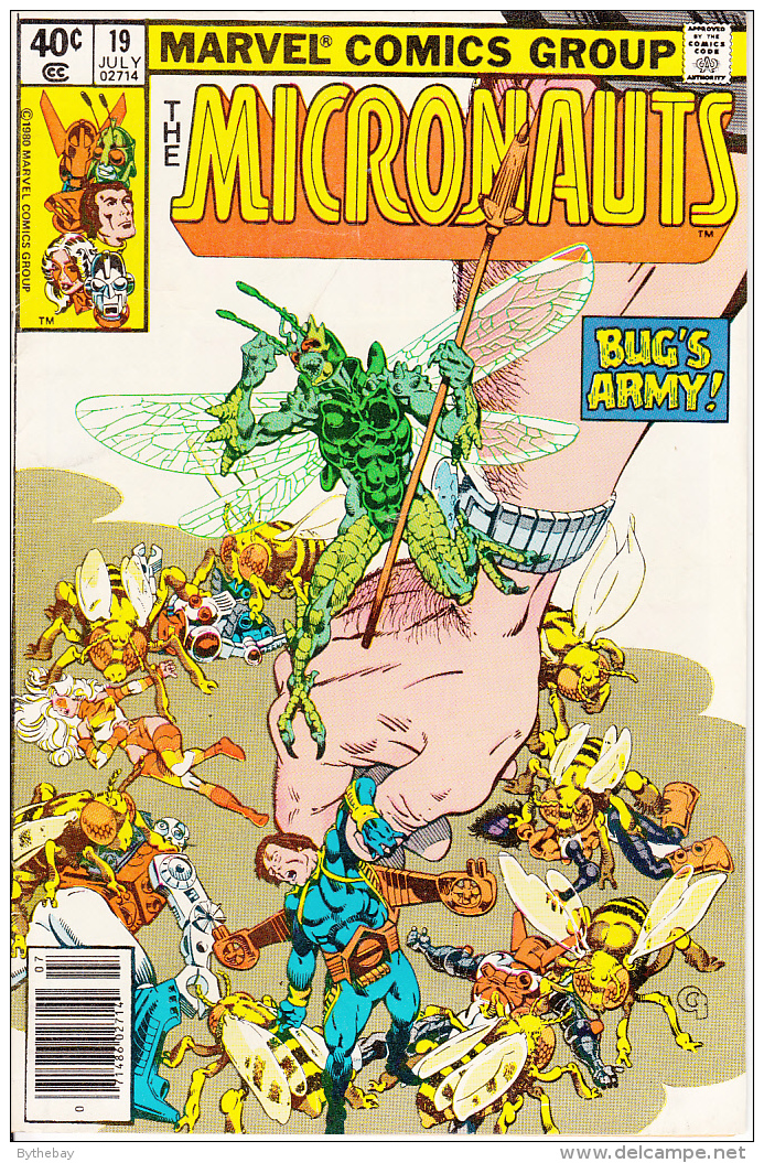 The Micronauts Vol. 1 No. 19 July 1980 Bug's Army - Marvel