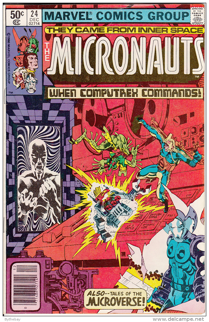 The Micronauts Vol. 1 No. 24 December 1980 When Computrex Commands - Marvel