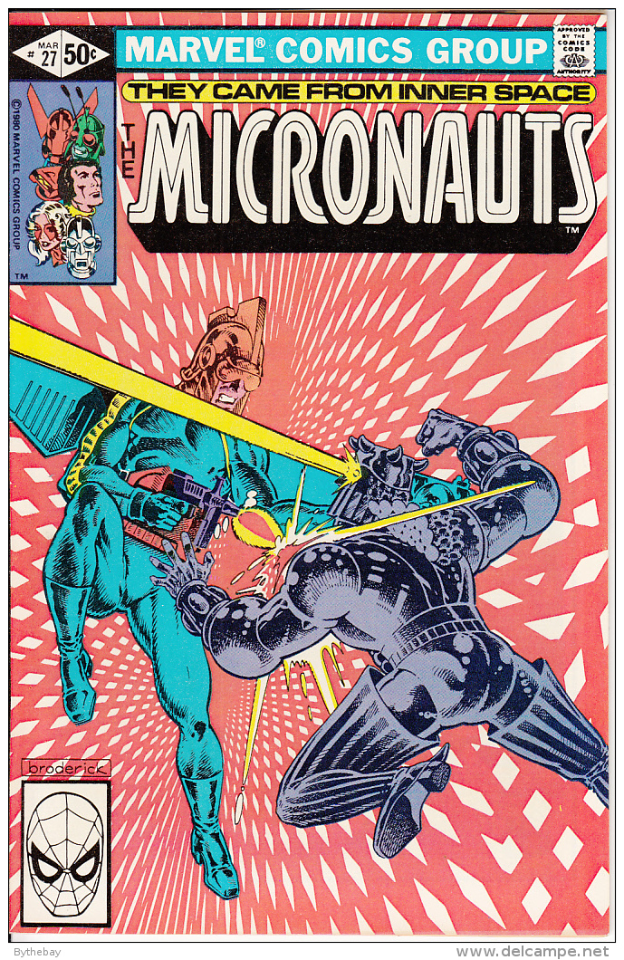 The Micronauts Vol. 1 No. 27 March 1981 To Snare Men's Souls! - Marvel