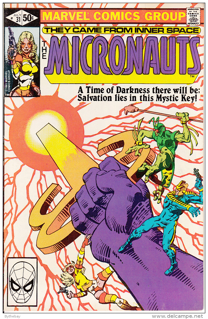 The Micronauts Vol. 1 No. 31 July 1981 My Body Lies Over Oceania Guest Dr. Strange - Marvel