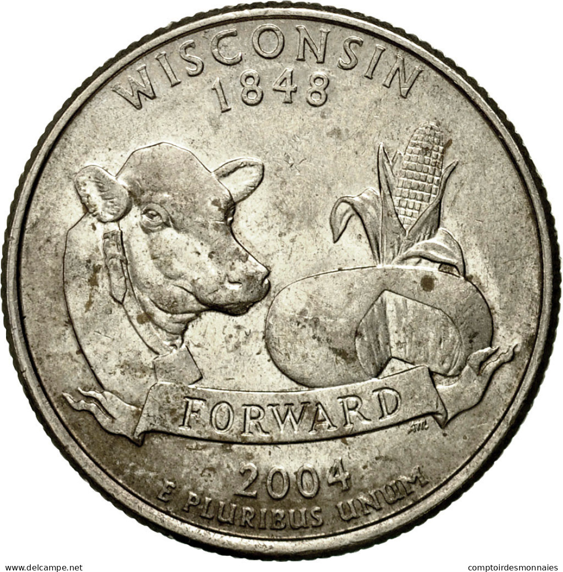 Monnaie, États-Unis, Quarter, 2004, U.S. Mint, Philadelphie, SUP, Copper-Nickel - 1999-2009: State Quarters