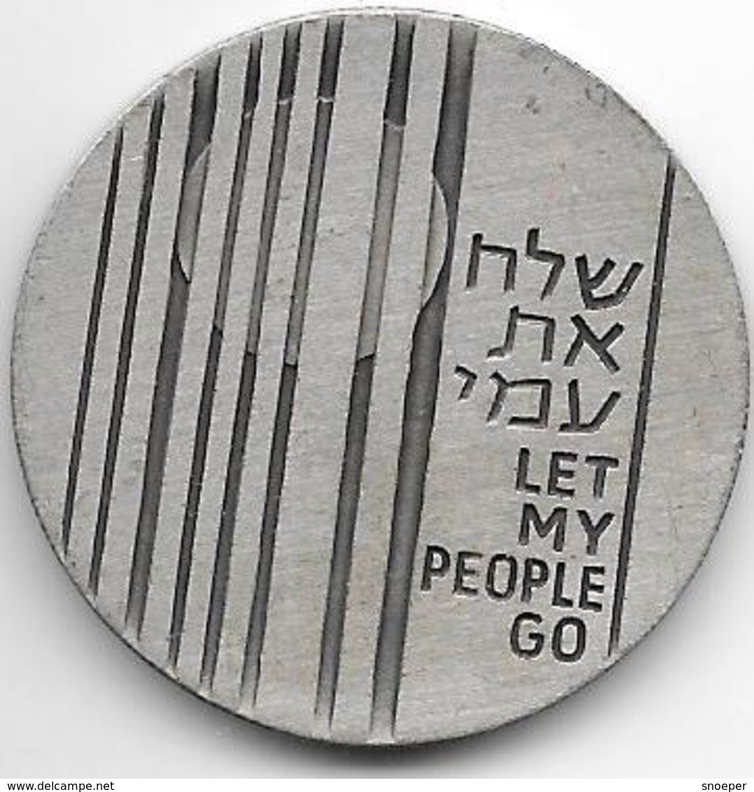 Israel Jeton Let My People Go 1972 - Other & Unclassified