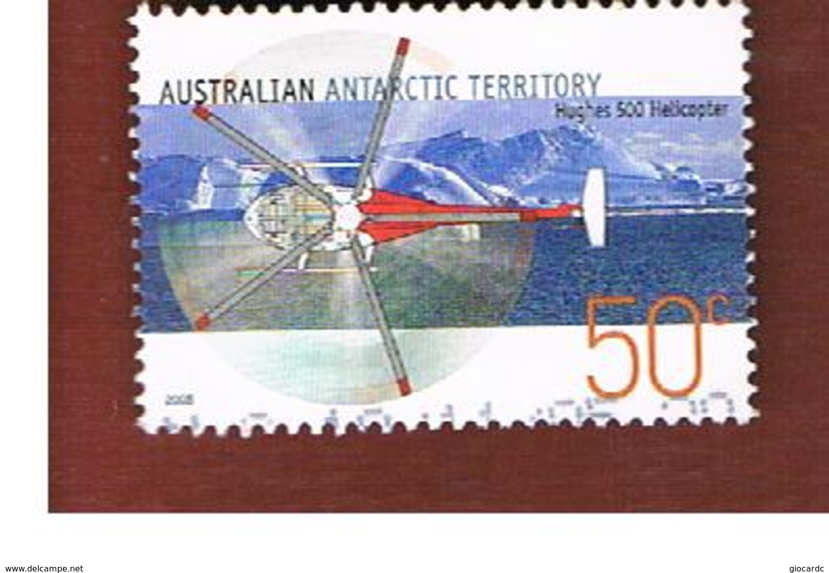 AAT AUSTRALIAN ANTARCTIC TERRITORY - SG 168  - 2005 AIRPLANES: HUGHES 500 HELICOPTER      -  USED - Usati