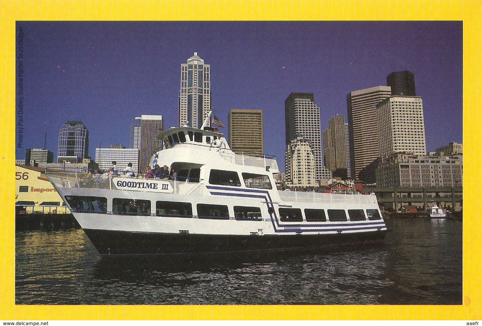 CP Etats-Unis WA - Seattle, Le Port, Bateau "The GOODTIME III" - Seattle