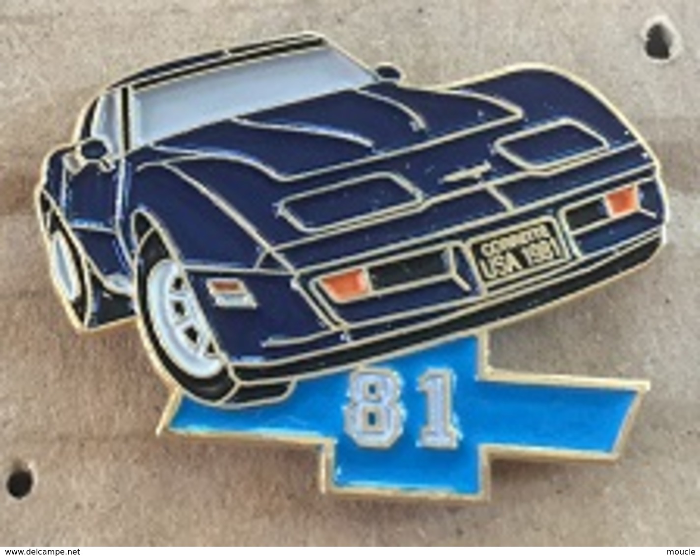 VOITURE - CHEVROLET CORVETTE 1981 - BLEU   -    (20) - Corvette