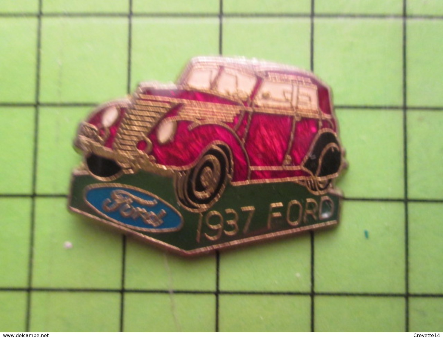 718c Pin's Pins / Rare Et De Belle Qualité / THEME AUTOMOBILE / FORD DE 1937 - Ford