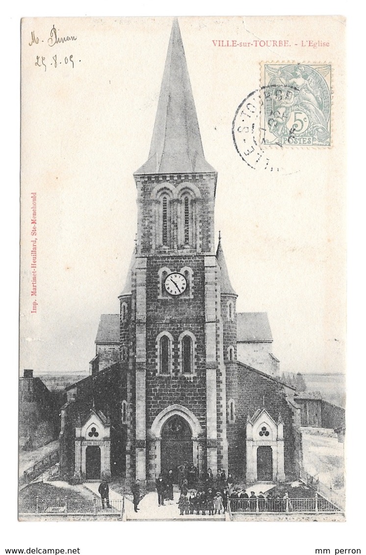 (20711-51) Ville Sur Tourbe - L'Eglise - Ville-sur-Tourbe