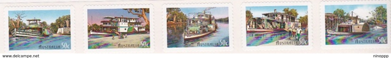 Australia ASC 2056a-2060a 2003 Shipping Murray-Darling Self-Adhesive MNH - Mint Stamps