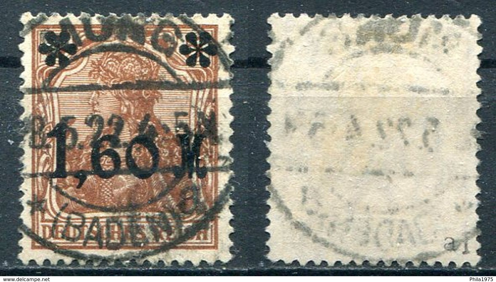 Deutsches Reich Michel-Nr. 154Ia Vollstempel - Geprüft - Gebraucht