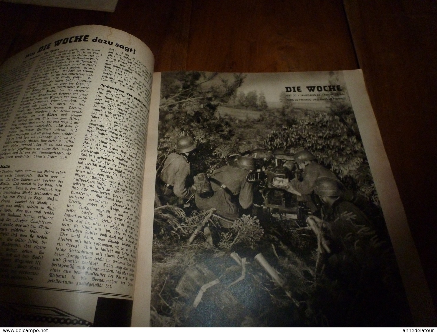 1941 Die Woche (in Diesem Heft : Die 100. Sprechende Karte ).... Und Die Welt Ist Geworden, Was Es Ist - Otros & Sin Clasificación