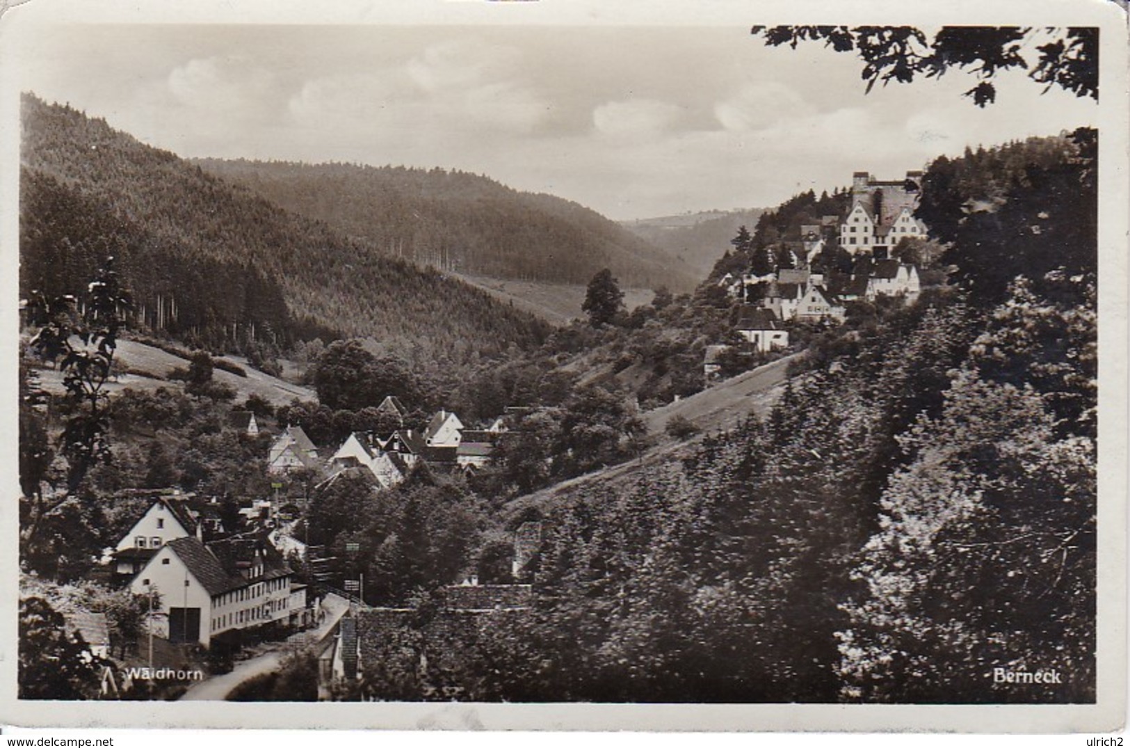 AK Berneck - Waldhorn - 1936 (36007) - Altensteig