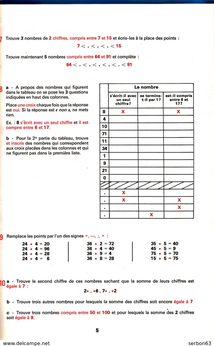 LIVRE SCOLAIRE NEUF 1980 LOGIQUE ET CALCUL ACTIVITÉS MATHÉMATIQUES CM1 NATHAN FERMETURE LIBRAIRIE - NOTRE SITE Serbon63 - 6-12 Ans