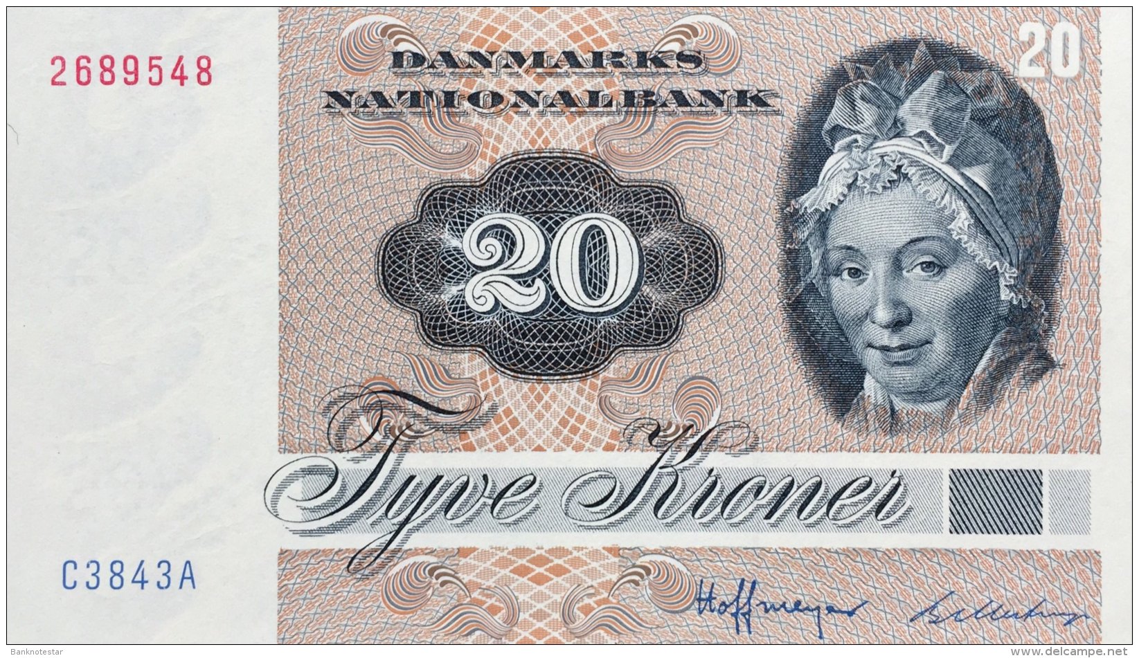 Denmark 20 Kroner, P-49e (1984) - UNC - Dänemark