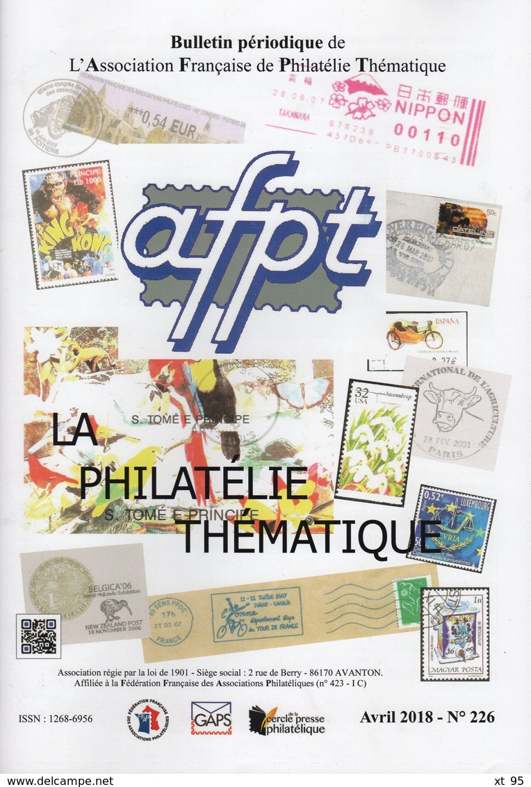 Bulletin De L AFPT N°226 - Voir Sommaire - Philatelie Thematique - Frais De Port 2 Euros - Français (àpd. 1941)