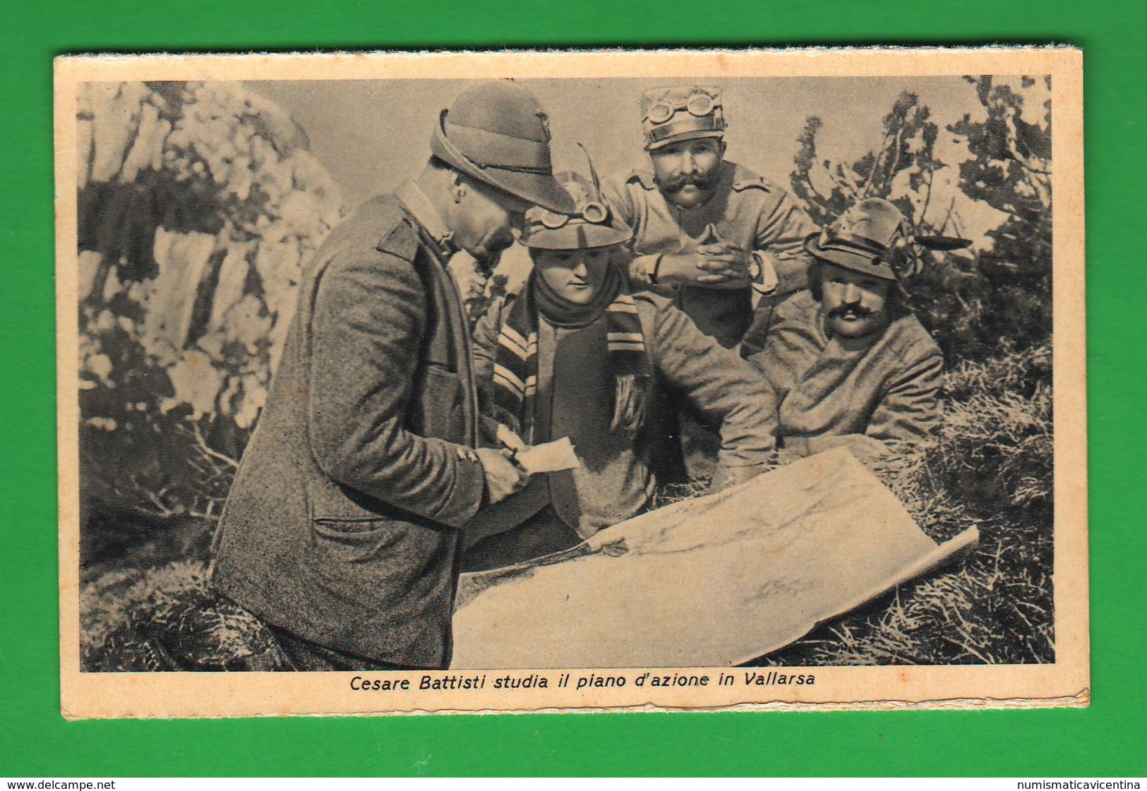 Alpini Cesare Battisti In Vallarsa Cpa Propaganda - Oorlog 1914-18