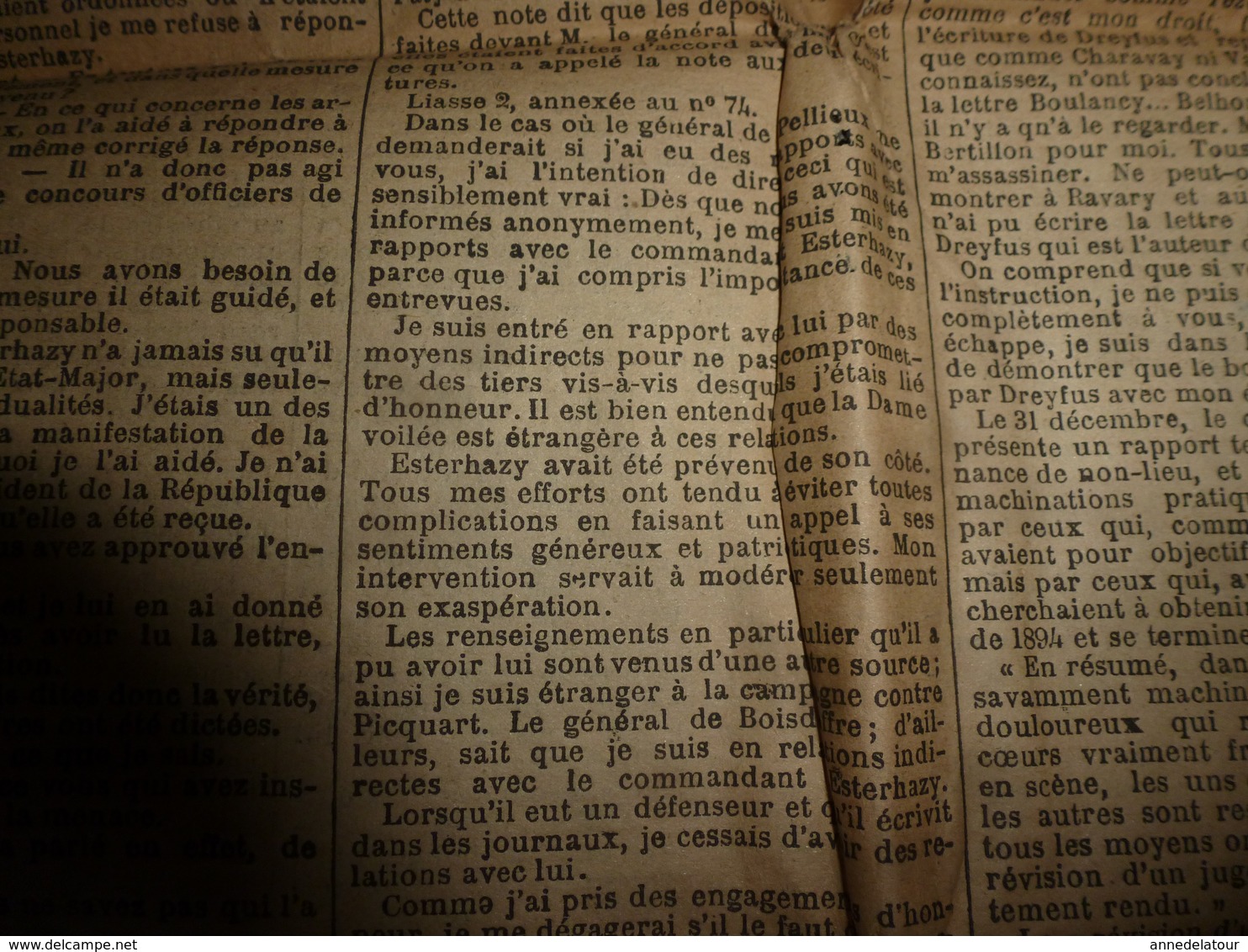 1889 La Lanterne : Toute l'audience de la Cour de Cassation du Lundi 29 mai sur l' AFFAIRE DREYFUS