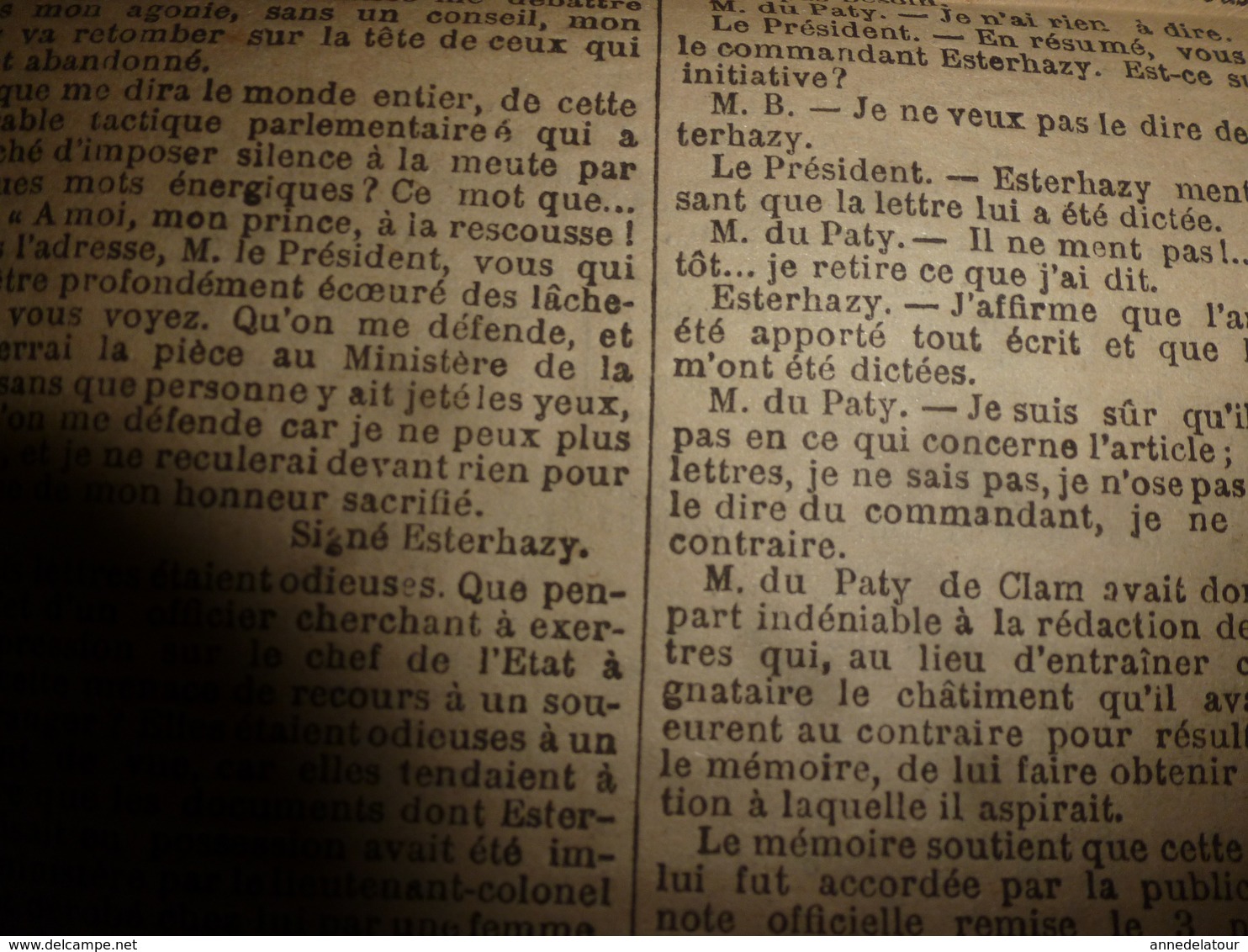 1889 La Lanterne : Toute l'audience de la Cour de Cassation du Lundi 29 mai sur l' AFFAIRE DREYFUS