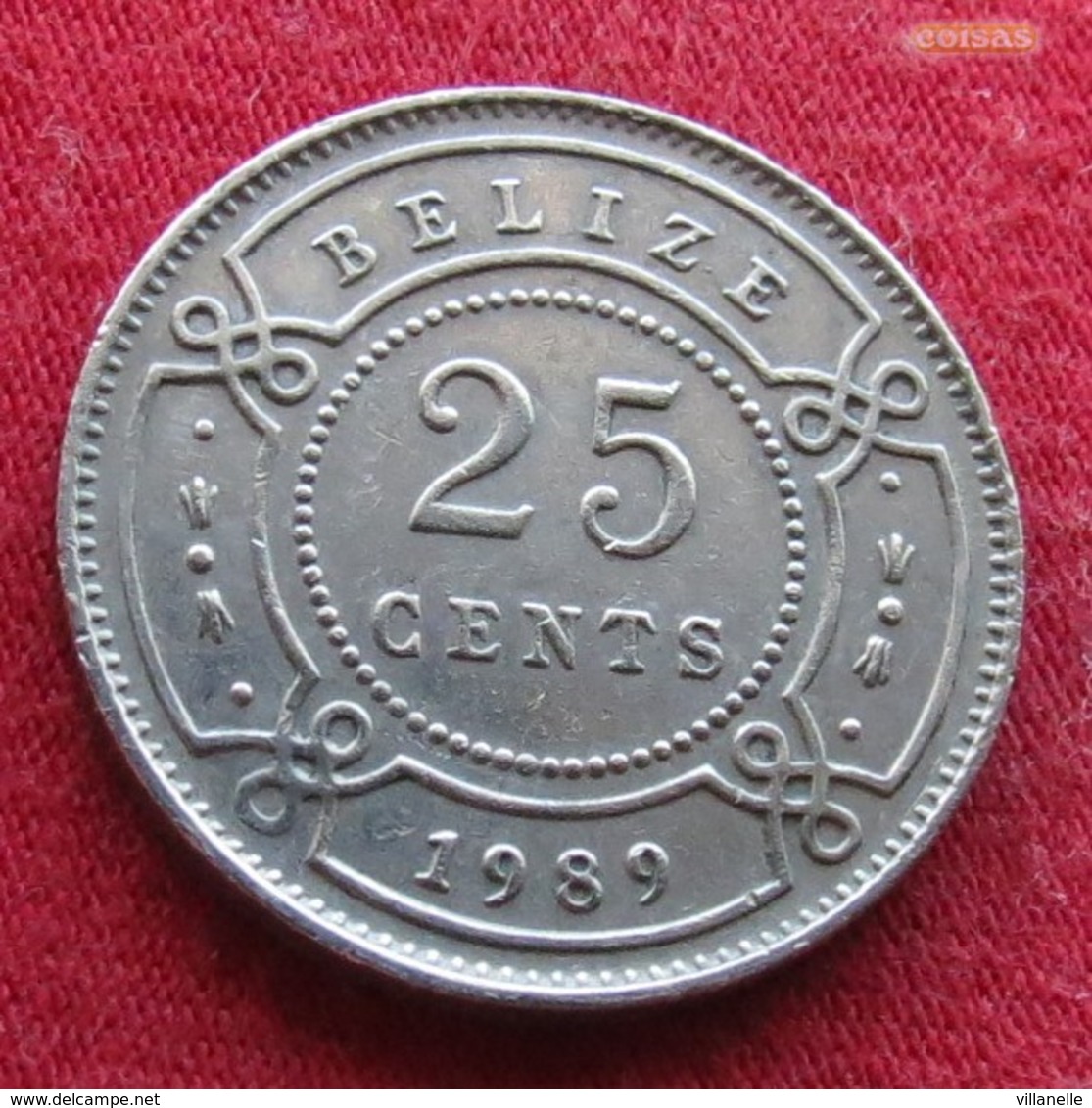 Belize 25 Cents 1989 KM# 36 Beliz Belice - Belize