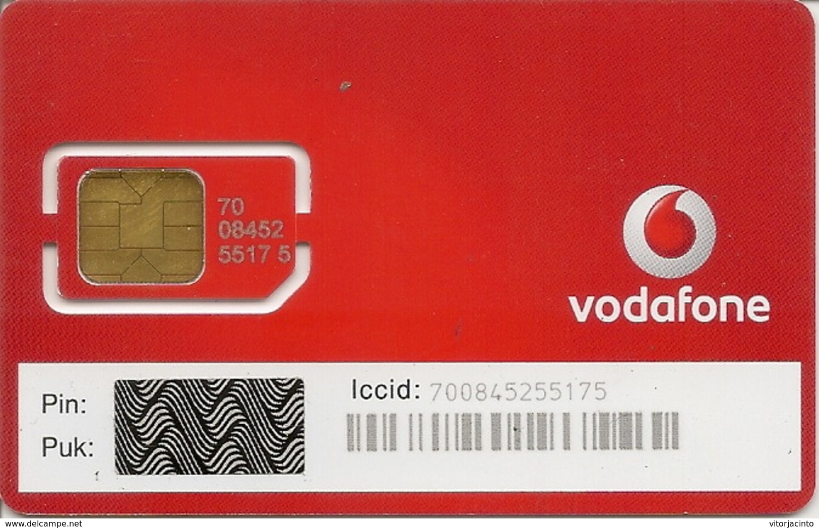 Vodafone SimCard GSM - Portugal - NOT USED - Portugal