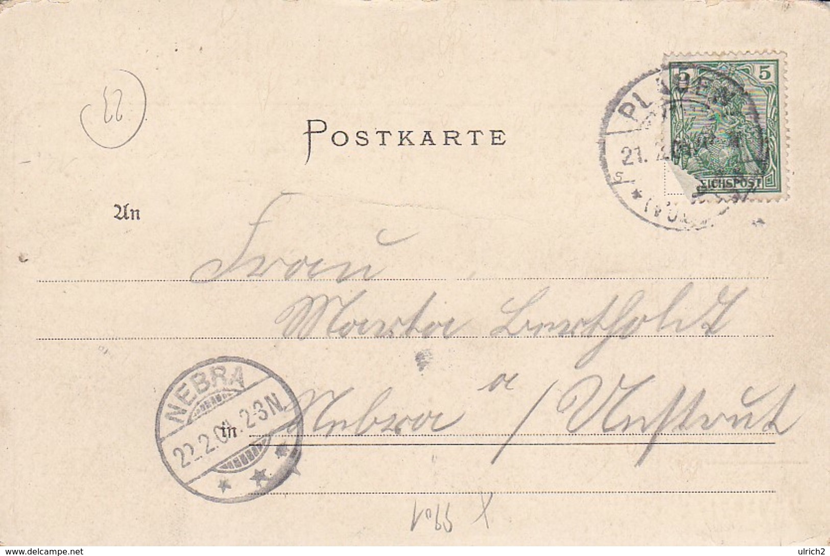 AK Gruss Aus Dem Triebthal - Loreley - Triebtal - 1901 (36011) - Vogtland
