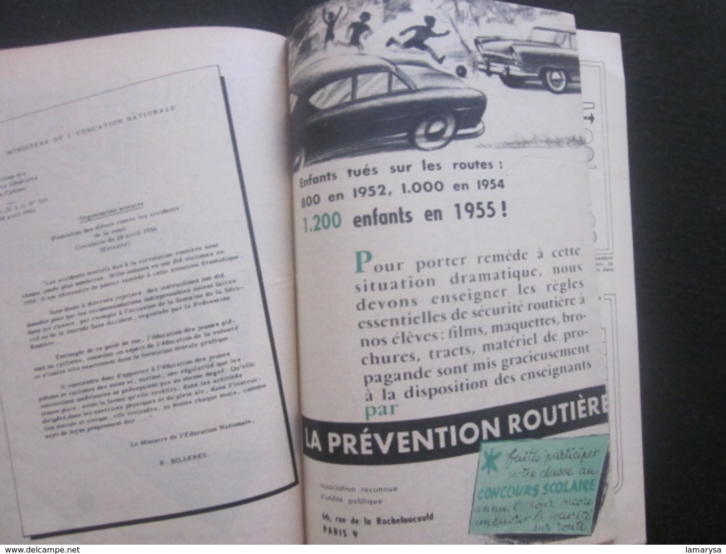 1957 Jeunes Années Magazine de l’ Écolier et de l' Écolière Ecole Revue Vintage Français quelle sera ta vie en 1975 ?