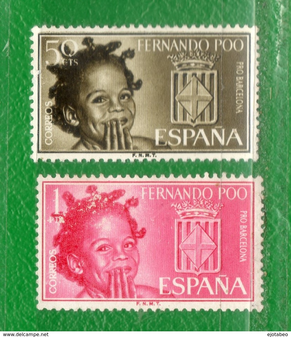 65 ESPAÑA-FERNANDO POO   210/11 Pro Barcelona- Colonias Españolas - Fernando Po