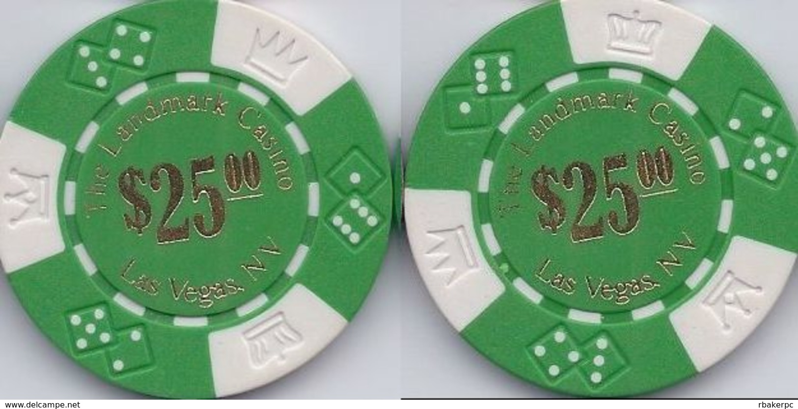 Landmark Casino Las Vegas $25 Sample/Fantasy Chip - Casino