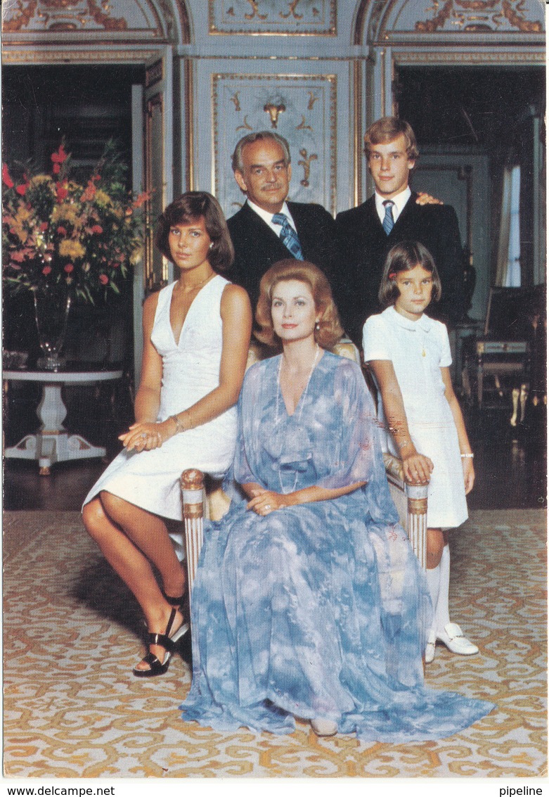 Monaco Postcard Sent To Switzerland 14-10-1975 (The Royal Family) - Other & Unclassified