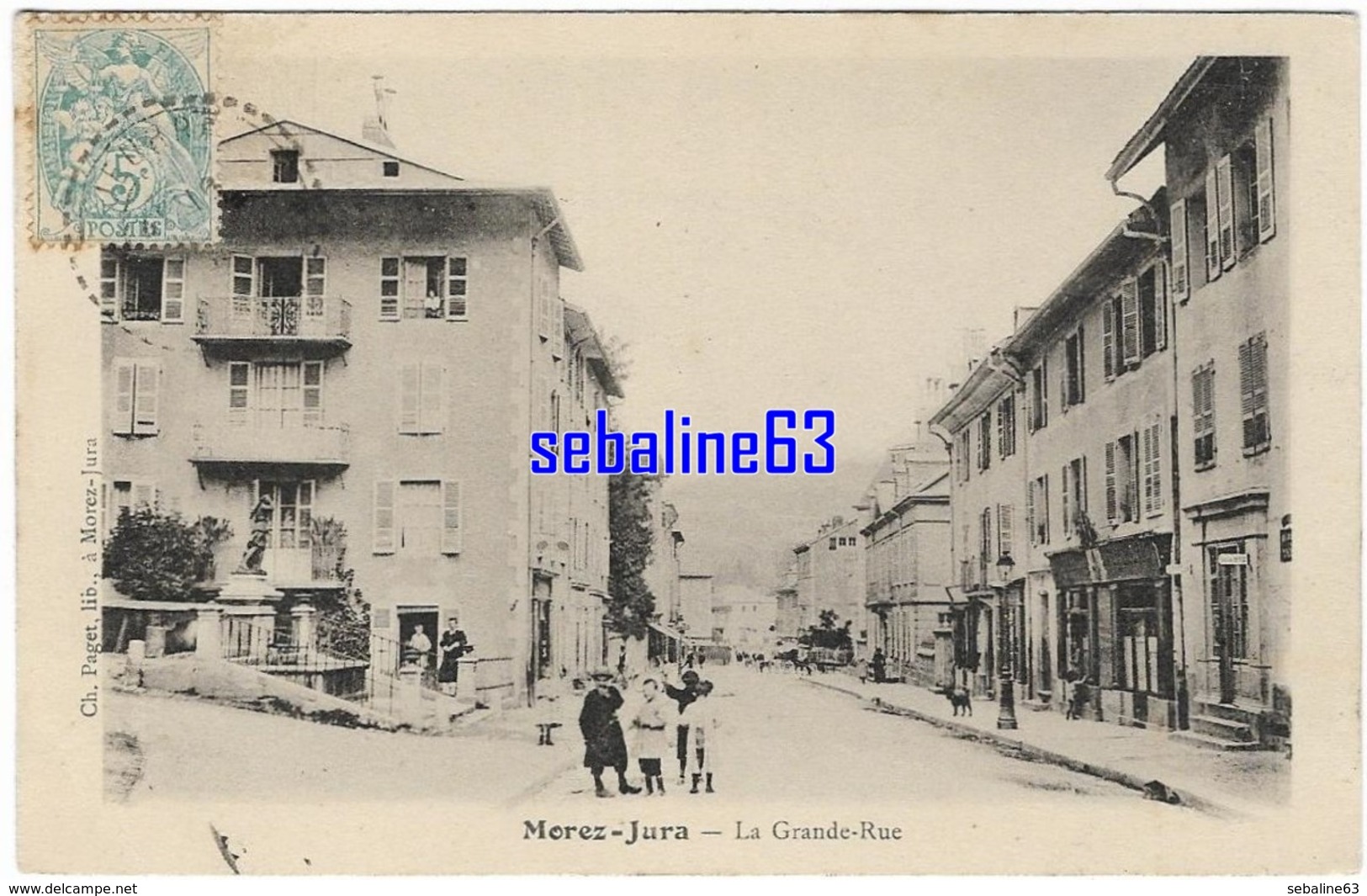 Morez-Jura - La Grande Rue - 1905 - Morez
