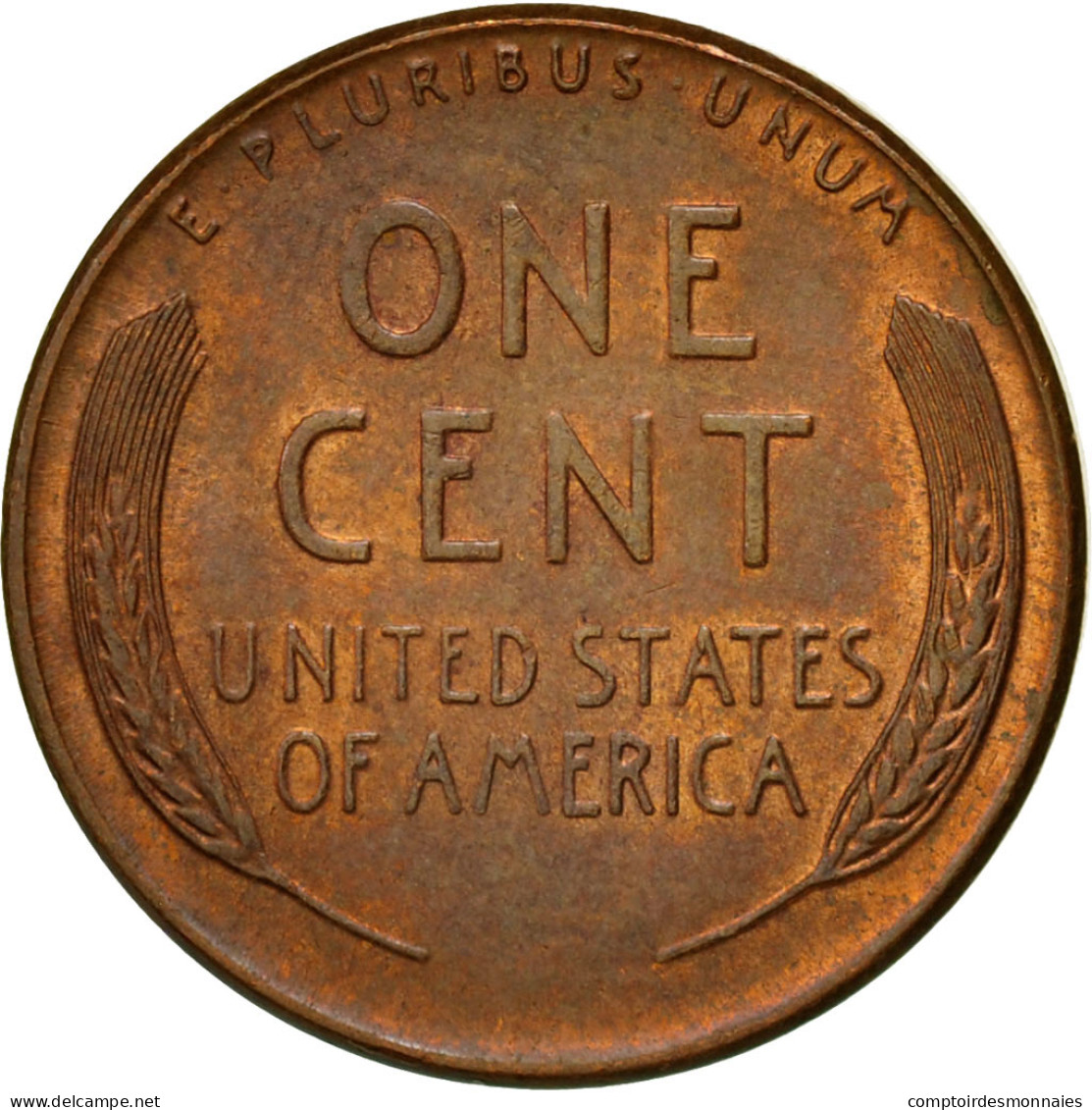 Monnaie, États-Unis, Lincoln Cent, Cent, 1957, U.S. Mint, Denver, TTB, Laiton - 1909-1958: Lincoln, Wheat Ears Reverse