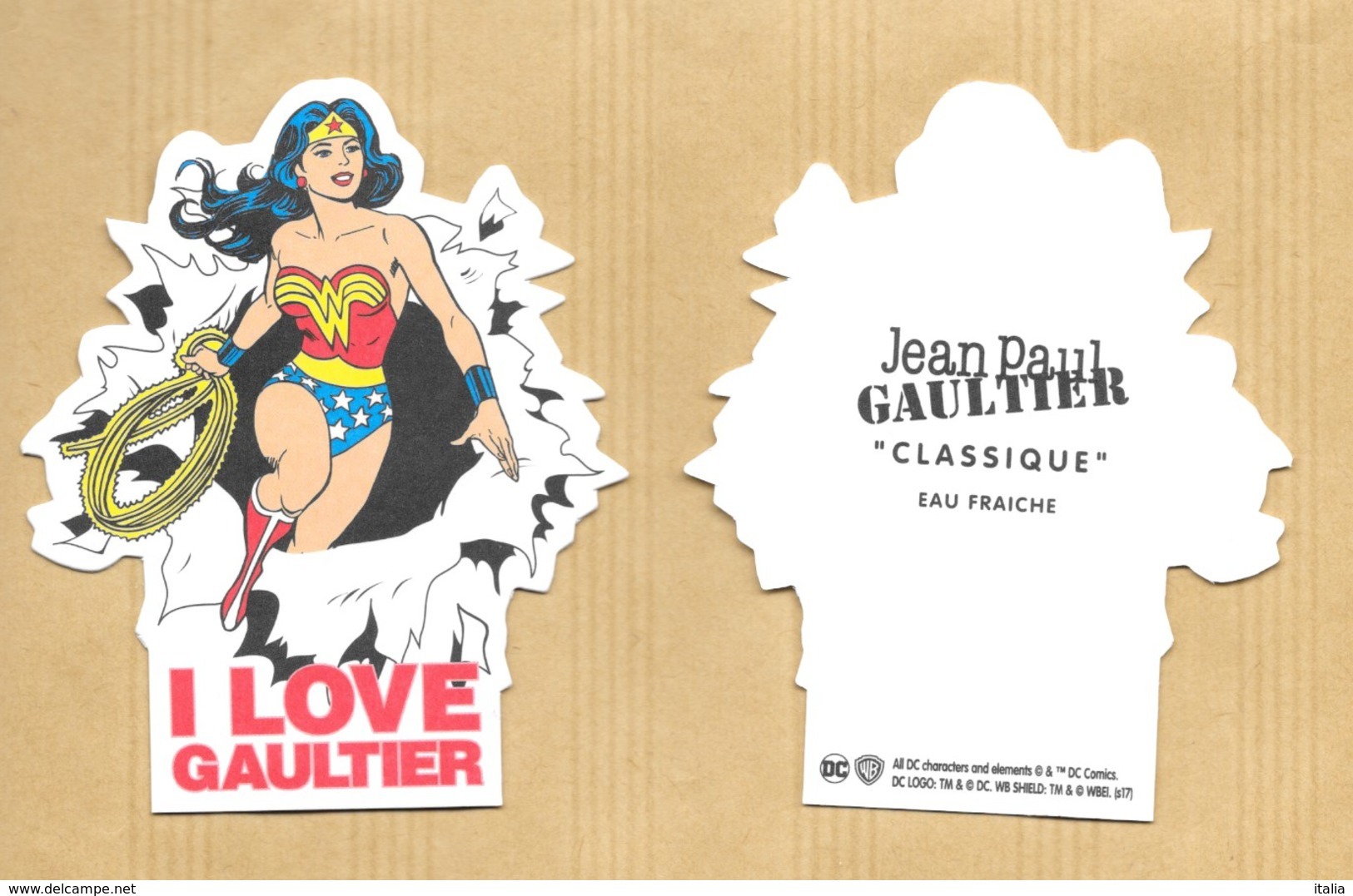 Carte Parfumée Perfume Card CLASSIQUE * I LOVE GAULTIER * JEAN PAUL GAULTIER JPG * R/V - Modernes (à Partir De 1961)