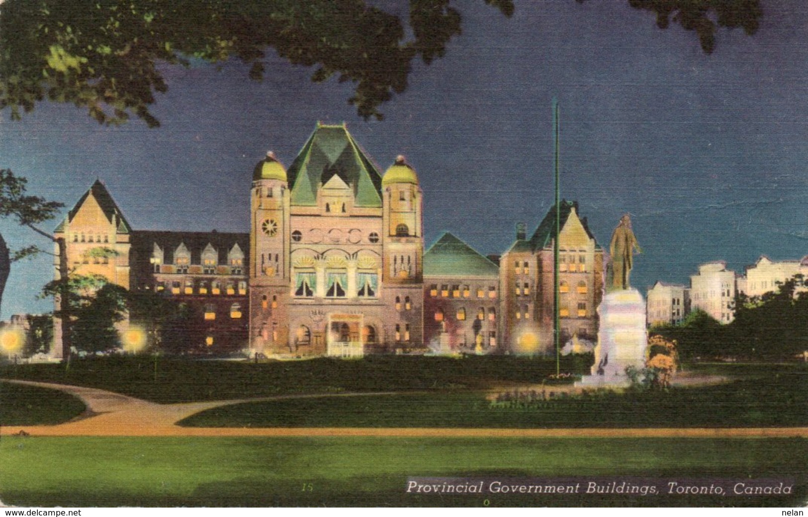 PROVINCIAL GOVERNMENT BUILDINGS-TORONTO CANADA-VIAGGIATA 1956 - Toronto