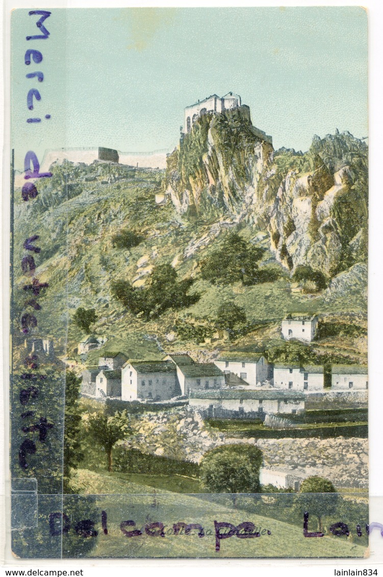 - 3350 - CORTE - La La Citadelle, épaisse, Belles Couleurs, écrite, 1919, TBE, Scans. . - Corte