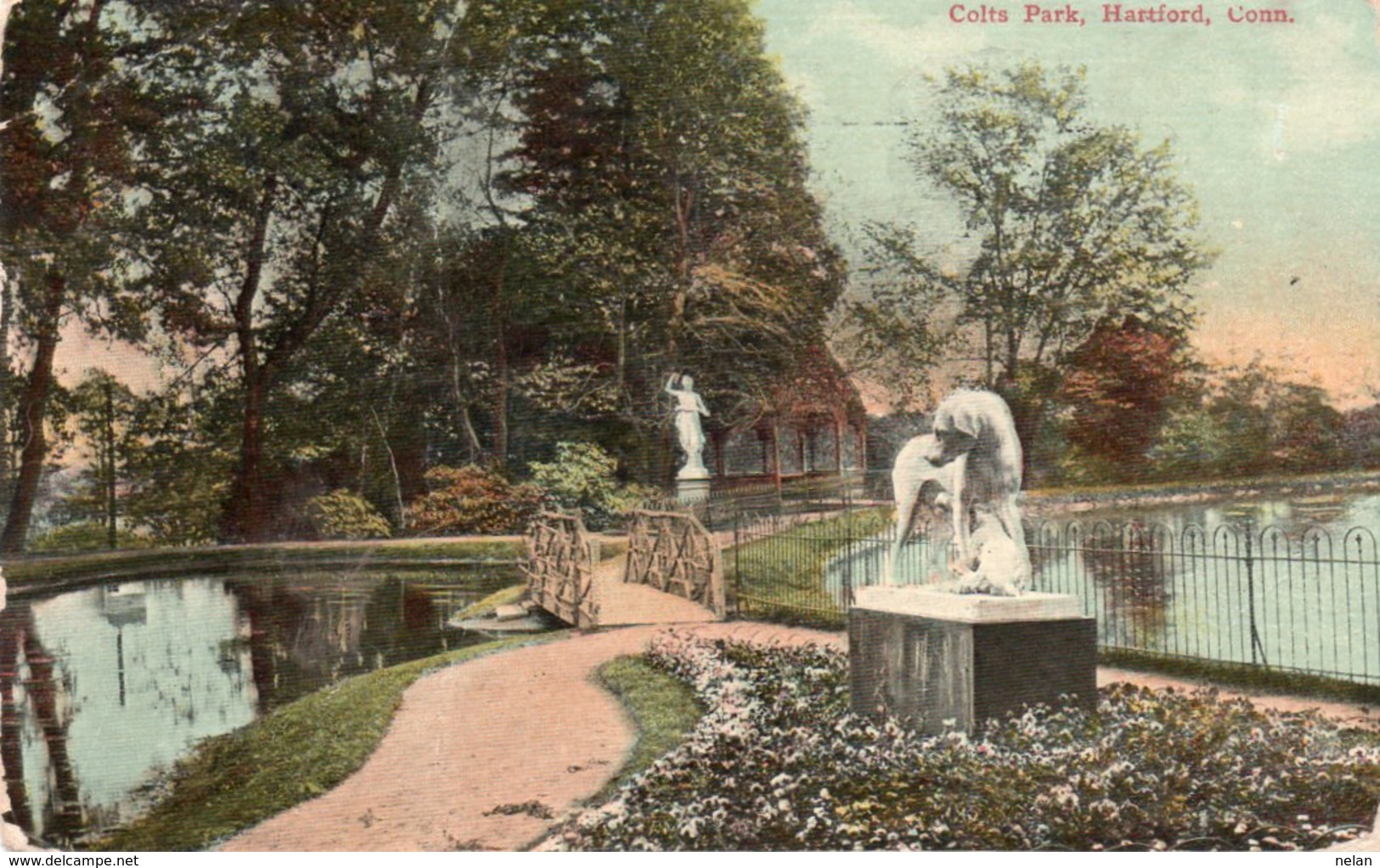 COLTS PARK, HARTFORD, CONN-VIAGGIATA 1915 - Hartford