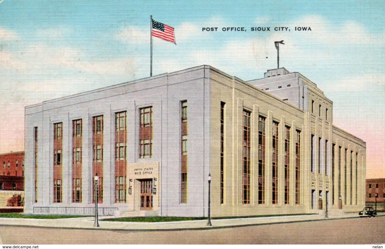 U. S. POST OFFICE-SIOUX CITY-IOWA -NON VIAGGIATA - Sioux City