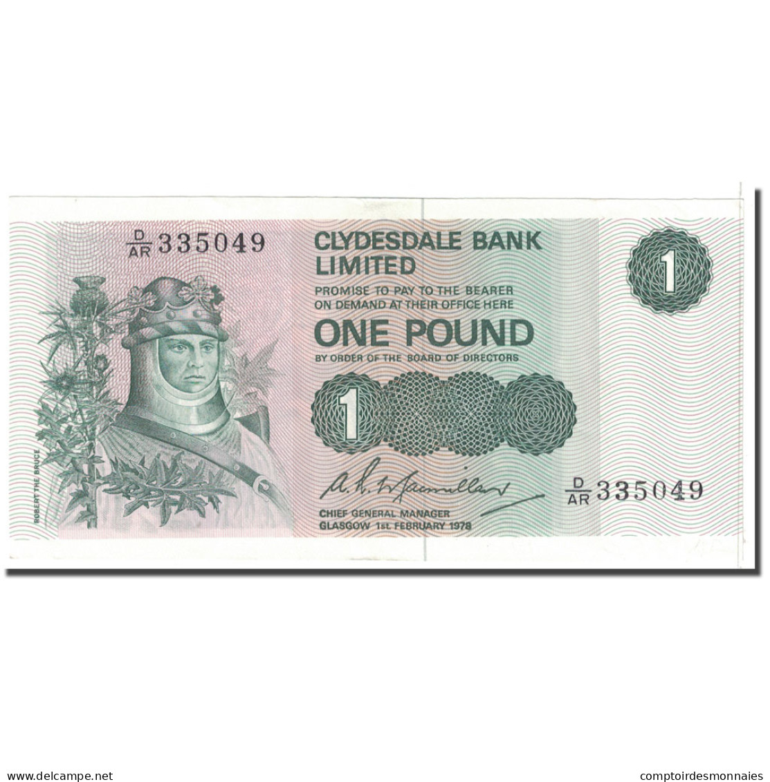 Billet, Scotland, 1 Pound, 1978, 1978-02-01, KM:111c, SUP+ - 1 Pond