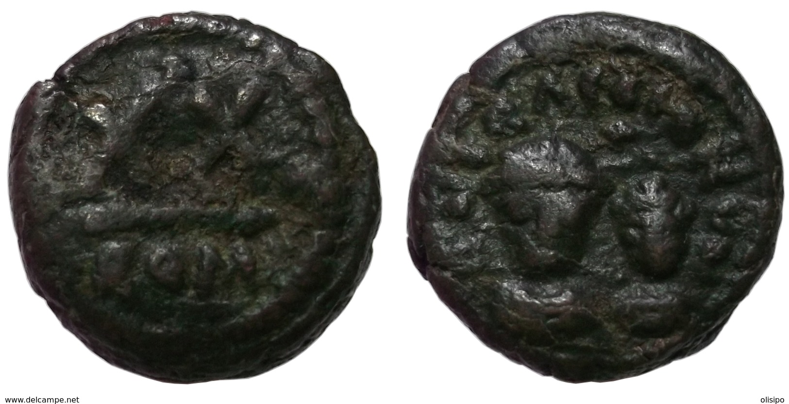 AE Half Follis - Heraclius (610-641 AD) Byzantine Empire - Byzantium