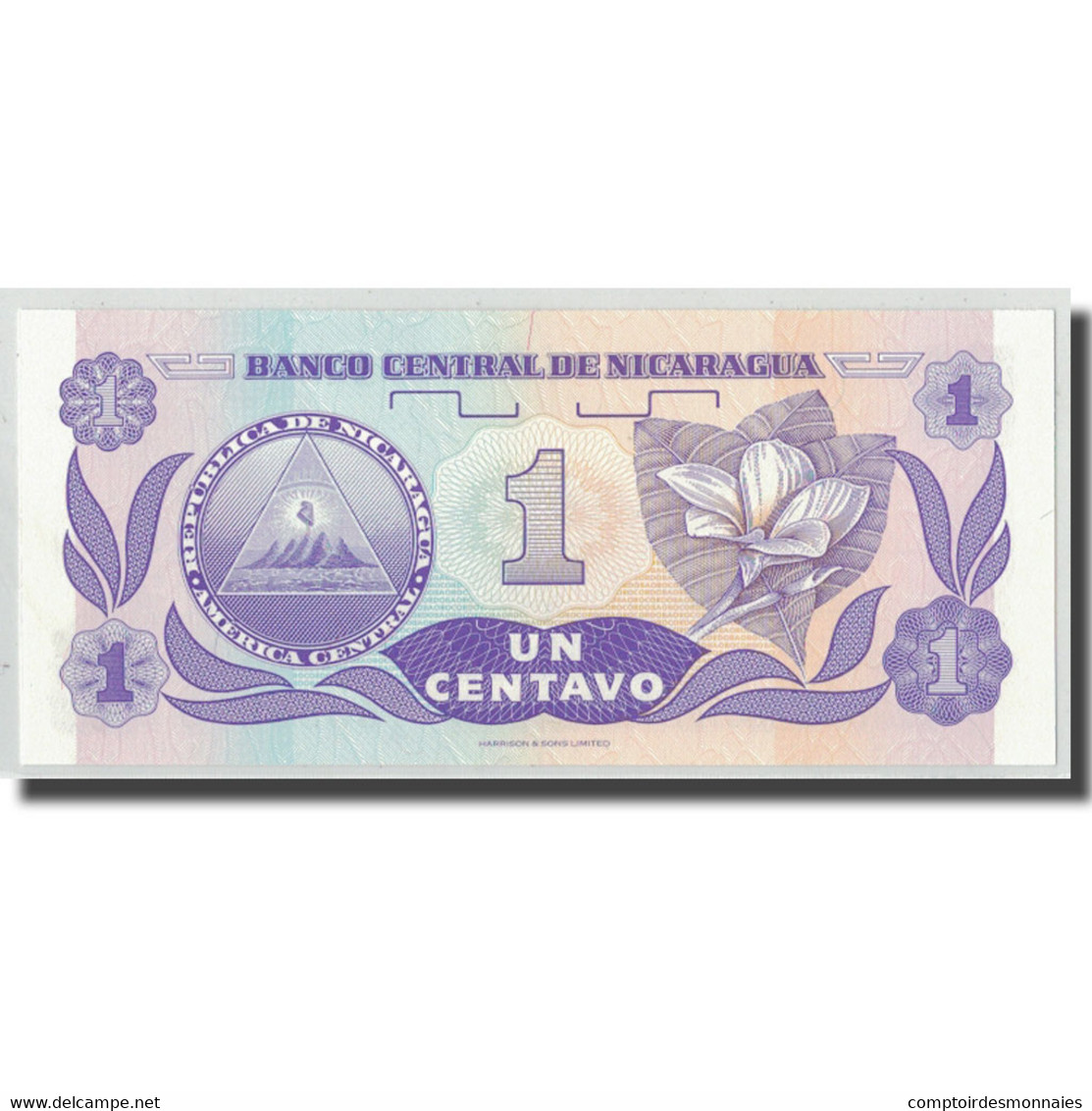 Billet, Nicaragua, 1 Centavo, KM:167, NEUF - Nicaragua