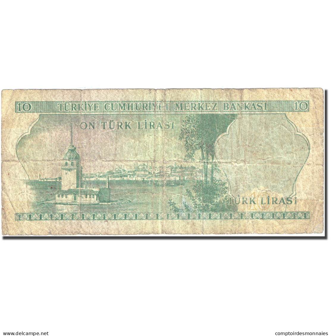 Billet, Turquie, 10 Lira, 1966-1969, 1966-07-04, KM:180, TB - Turquie