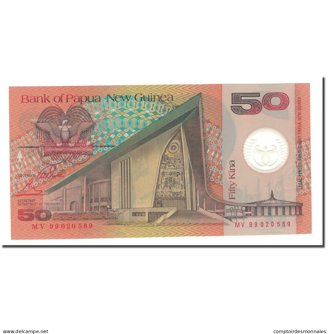 Billet, Papua New Guinea, 50 Kina, 1999-2002, KM:18a, NEUF - Papouasie-Nouvelle-Guinée