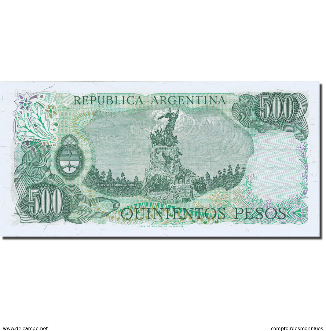 Billet, Argentine, 500 Pesos, 1976-1983, Undated (1977-1982), KM:303c, SPL - Argentine