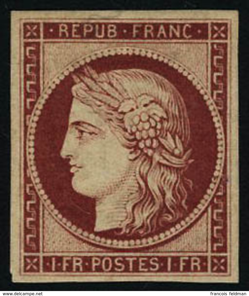 Neuf Avec Charnière N° 1/6, 10, 15, 20, 25, 40c Et 1f, Série Complète, Réimpression (25c **), Certificat, T.B. - Sonstige & Ohne Zuordnung