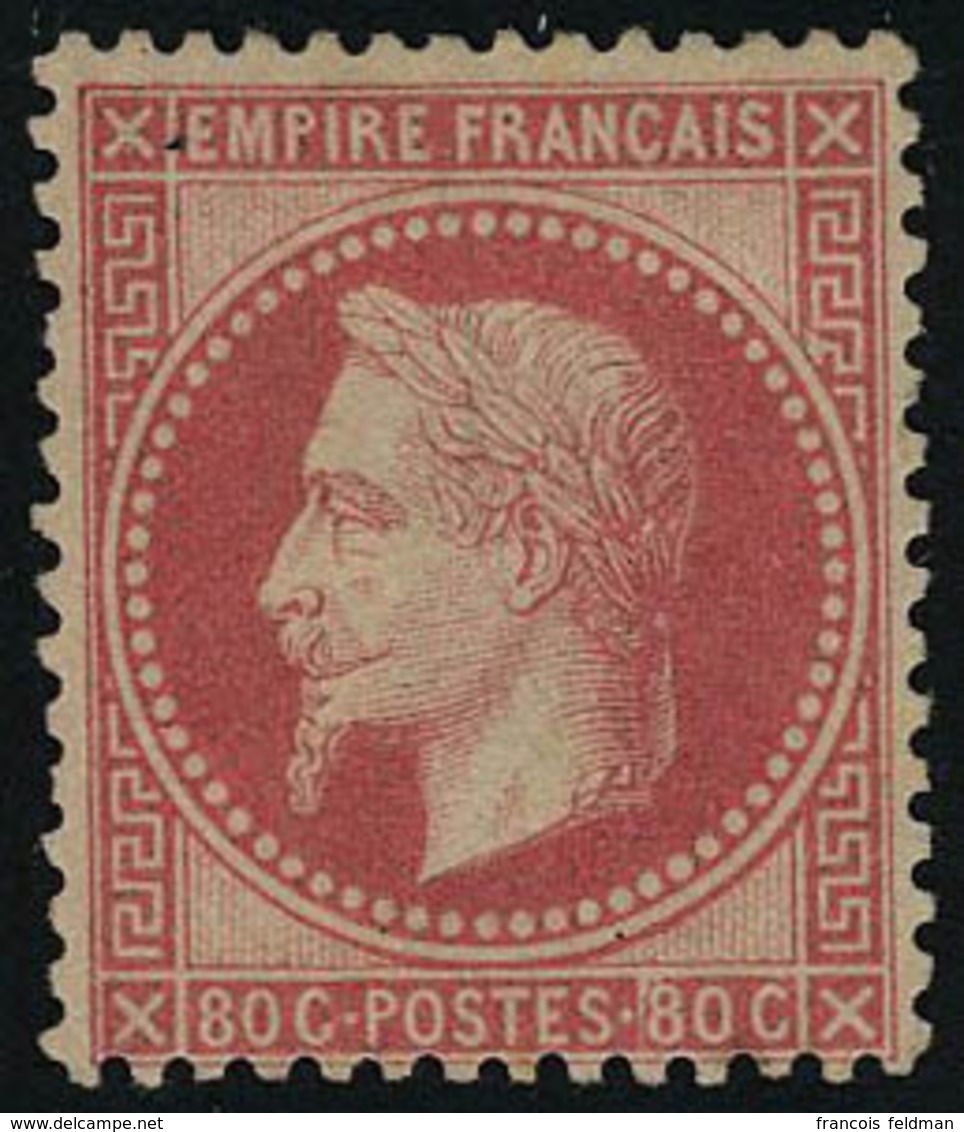 Neuf Avec Charnière N° 32d, 80c Rose Vif T.B. Signé Brun Miro - Altri & Non Classificati