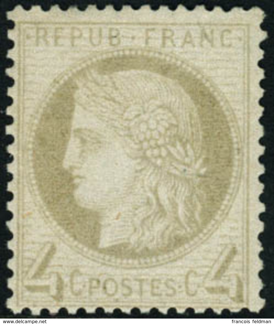 Neuf Avec Charnière N°52. 4c Gris. Très Frais Nuance Et Gomme Cl. T.B. - Altri & Non Classificati