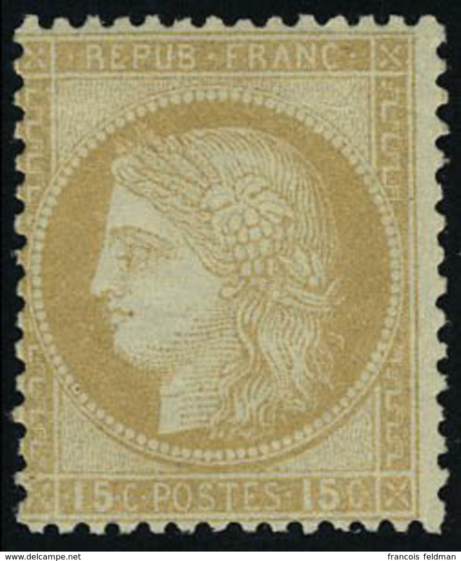 Neuf Avec Charnière N° 55, 15c Bistre, Cl, T.B. - Altri & Non Classificati