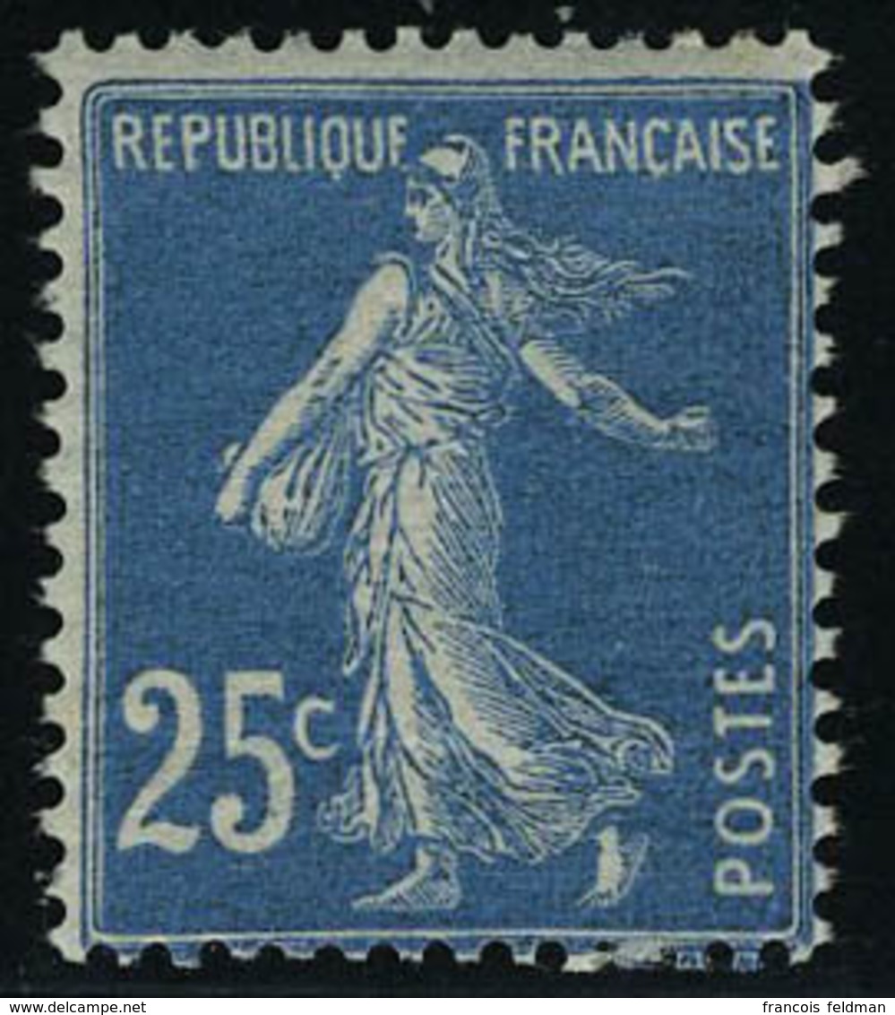 Neuf Sans Charnière N° 140h + 140l, 25c Bleu Type III, Bloc De 4, 2ex *  25c Type II, T.B. - Altri & Non Classificati